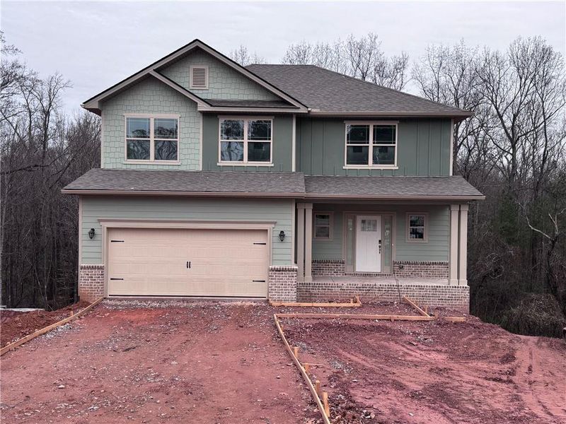 In-progress construction of a new home in Magnolia Villas, Cornelia, GA (Image 32).