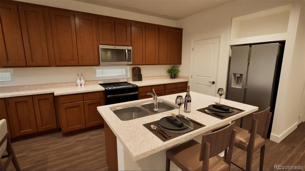 Furnished interior view inside a new home in , Aurora (Image 7).