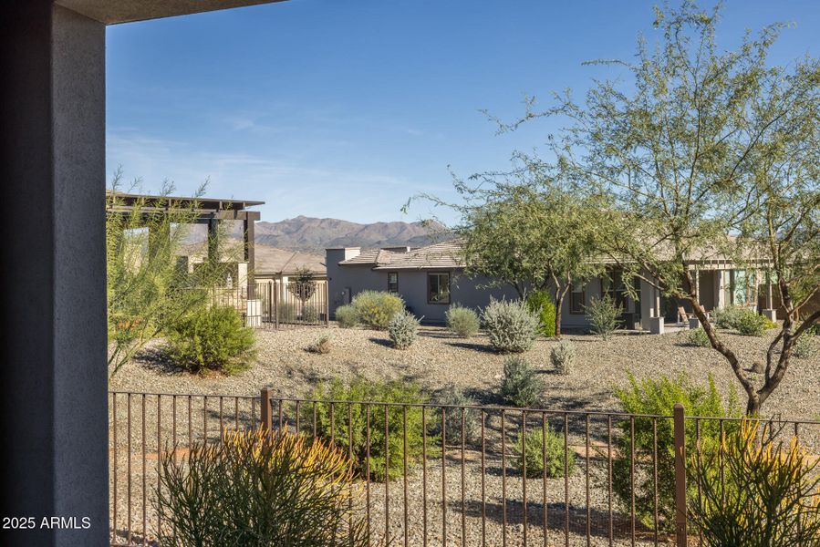 17) BACKYARD VIEW 17) BACKYARD VIEW