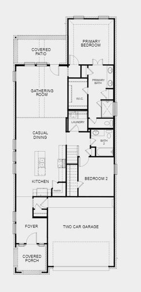 Structural options include: gas line at back patio.