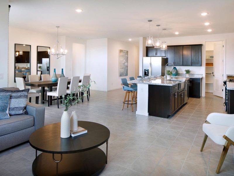 Furnished interior view inside a new home in Paloma Creek - Reserve Series, Surprise (Image 6).