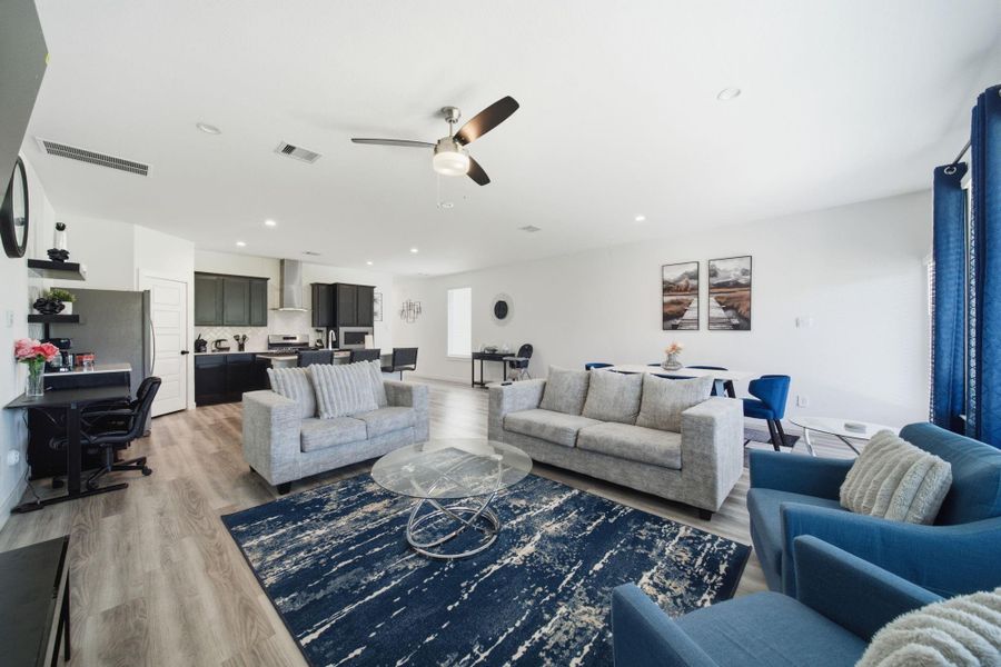 Furnished interior view inside a new home in , Houston (Image 29).