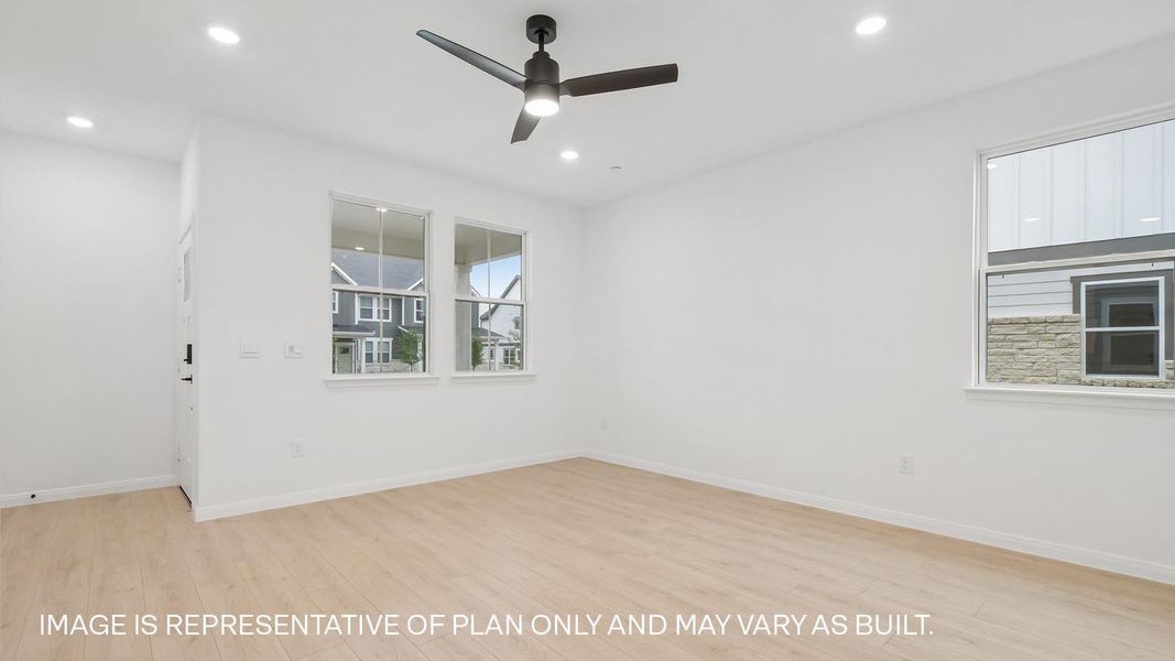Spacious, unfurnished interior of a new home in Avery Centre, Round Rock (Image 15).