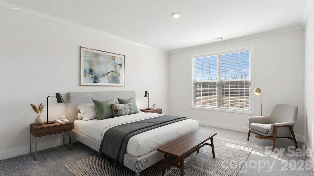 Furnished interior view inside a new home in Oak Grove Hill, Huntersville (Image 3).