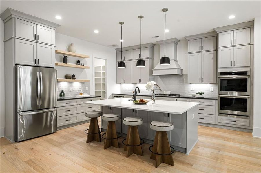 Furnished interior view inside a new home in , Atlanta (Image 11).