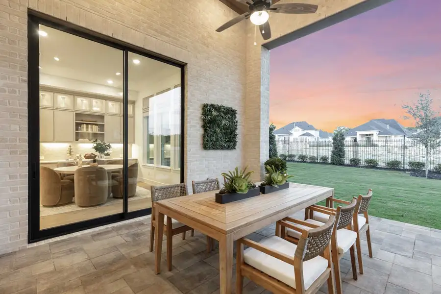 Representative Patio - some options shown