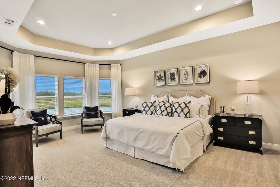 Furnished interior view inside a new home in Silver Landing at SilverLeaf, St. Augustine (Image 3).