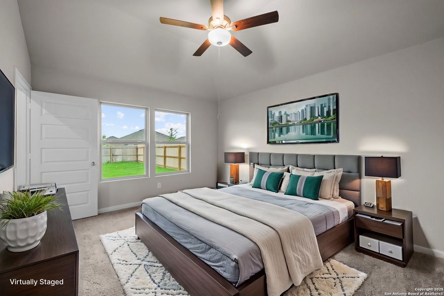 Furnished interior view inside a new home in Paloma Park, Converse (Image 11). Furnished interior view inside a new home in Paloma Park, Converse (Image 11).