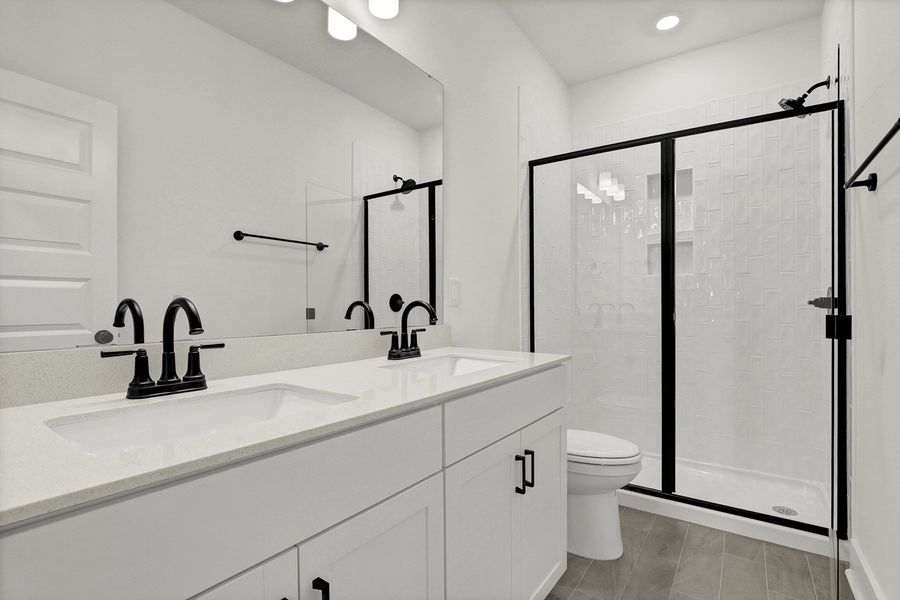 Furnished interior view inside a new home in East Wynd, Hampstead (Image 10).