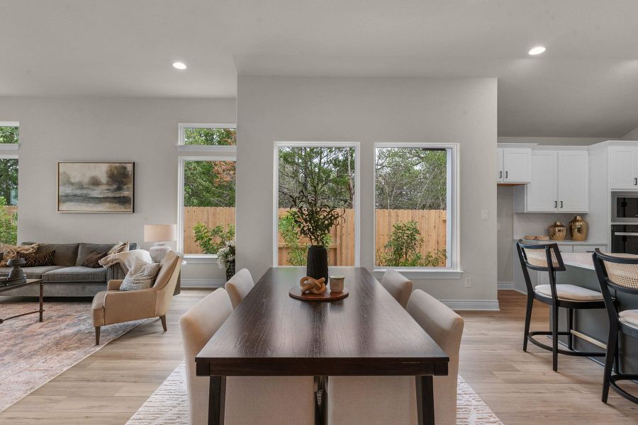 Furnished interior view inside a new home in The Colony- Pine Cove, Bastrop (Image 11).
