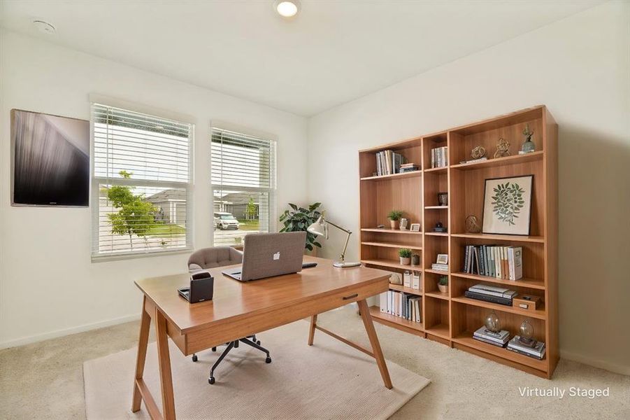 Furnished interior view inside a new home in Tillage Farms, Princeton (Image 5).