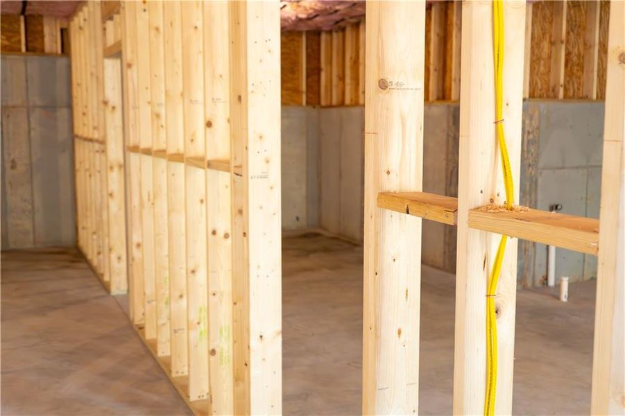 In-progress construction of a new home in , Cleveland, GA (Image 31).