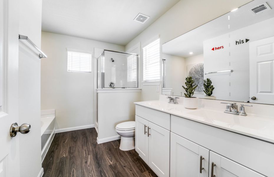 Representative furnished interior of a home built from the Pierce by Centex in Pinara Pines, Conroe (Image 12). Representative furnished interior of a home built from the Pierce by Centex in Pinara Pines, Conroe (Image 12).