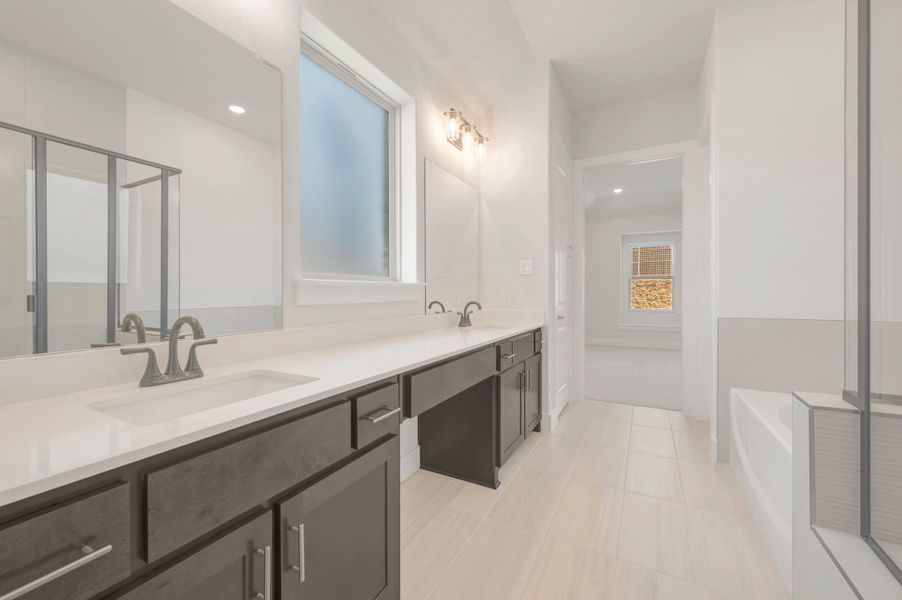 Furnished interior view inside a new home in View at the Reserve, Mansfield (Image 11).