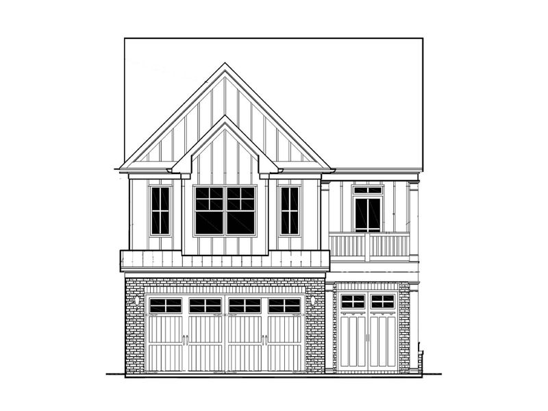 Representative rendering of the exterior for the The Whitney by Heatherland Homes (Image 3).