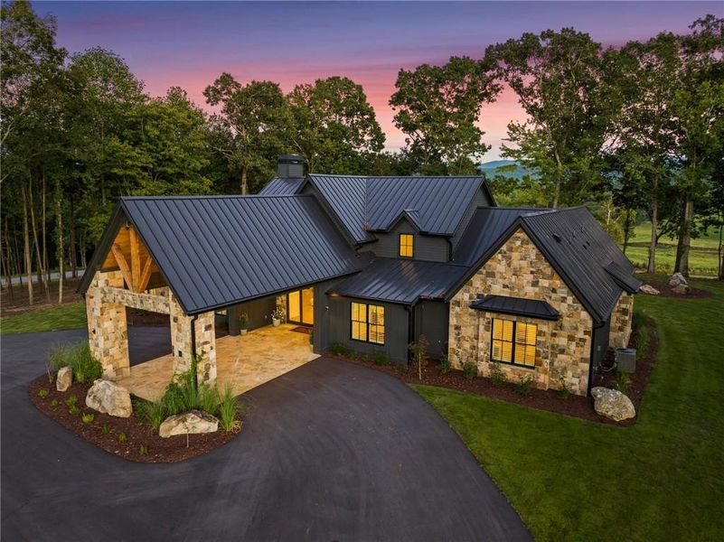 Front exterior of a new home in , Talking Rock, GA, highlighting curb appeal (Image 25).