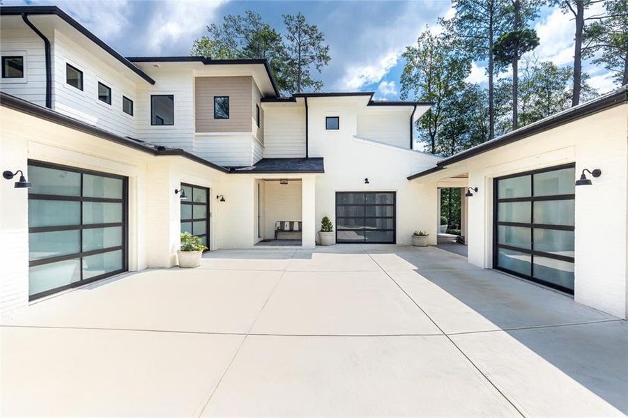 Front exterior of a new home in , Marietta, GA, highlighting curb appeal (Image 18).