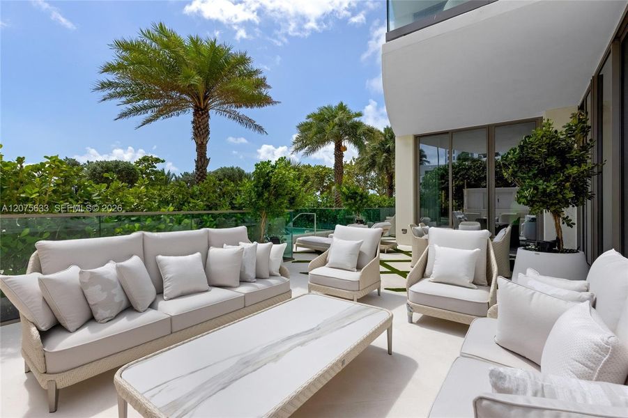 Exterior details and patio area of a home in , Sunny Isles Beach (Image 24).