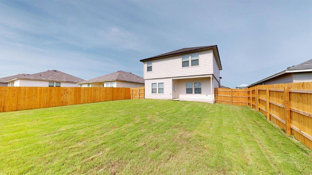 Front exterior of a new home in Pecan Creek, Temple, TX, highlighting curb appeal (Image 19).
