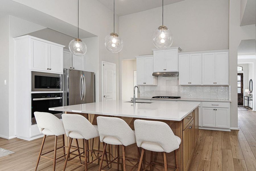 Furnished interior view inside a new home in The Meadows at Imperial Oaks, Conroe (Image 16).