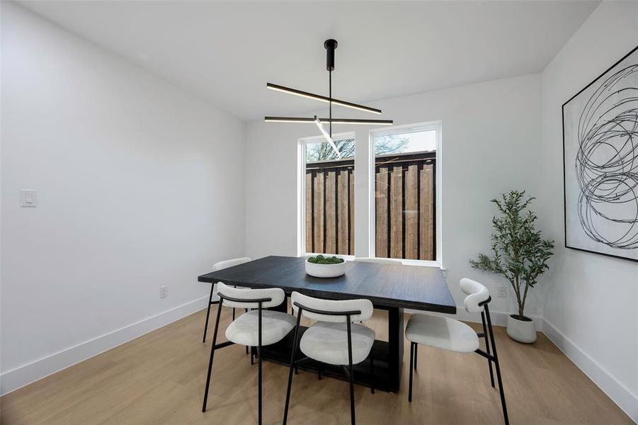 Furnished interior view inside a new home in , Dallas (Image 15). Furnished interior view inside a new home in , Dallas (Image 15).