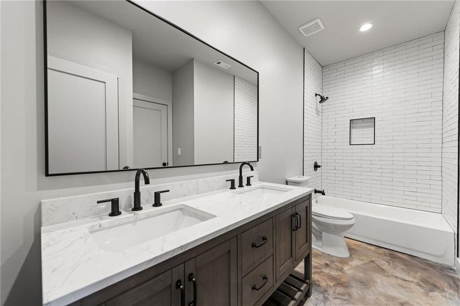 Furnished interior view inside a new home in , Morganton (Image 38).