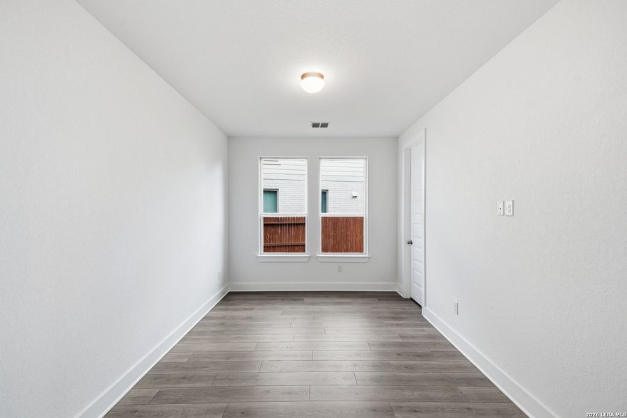 Spacious, unfurnished interior of a new home in Stillwater Ranch, San Antonio (Image 17). Spacious, unfurnished interior of a new home in Stillwater Ranch, San Antonio (Image 17).