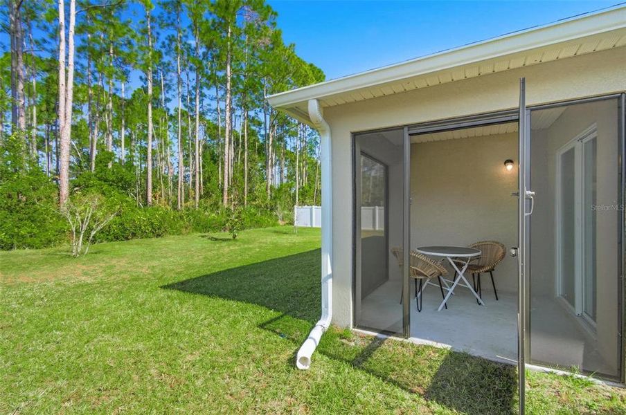 Exterior details and patio area of a home in , Palm Coast (Image 29).