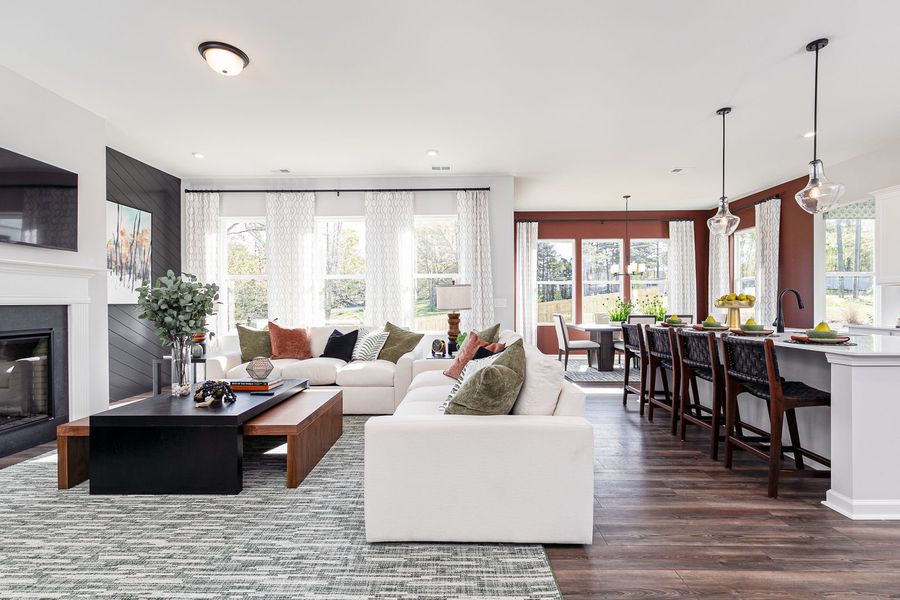 Furnished interior view inside a new home in Madison at Buice Lake, Acworth (Image 14).