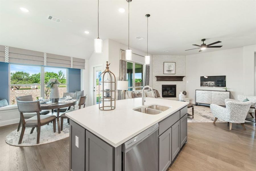 Furnished interior view inside a new home in Trees Farm, DeSoto (Image 28).