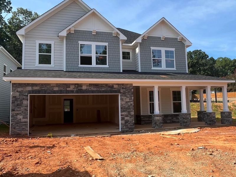 In-progress construction of a new home in Sage on North Main, Wake Forest, NC (Image 25).