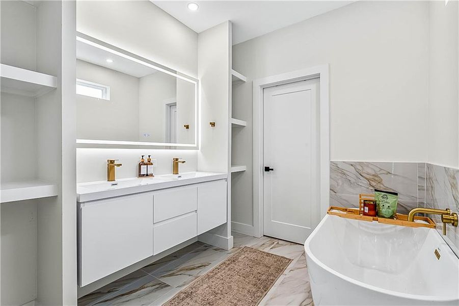 Furnished interior view inside a new home in , Atlanta (Image 13). Furnished interior view inside a new home in , Atlanta (Image 13).