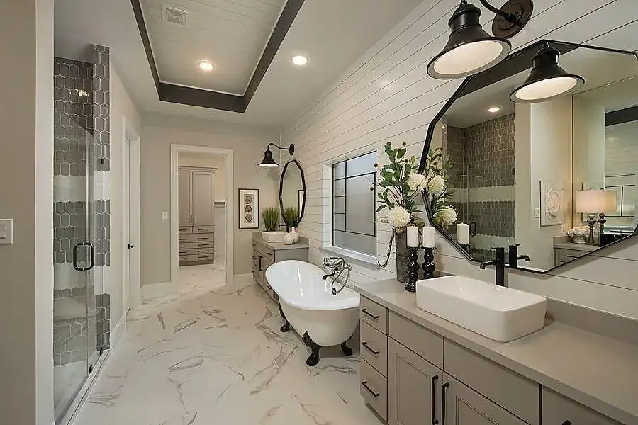 Furnished interior view inside a new home in The Woodlands Hills, Willis (Image 8).