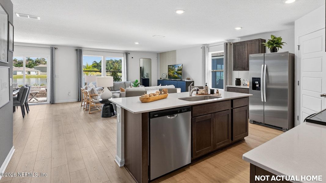 Furnished interior view inside a new home in Rookery, Green Cove Springs (Image 6).