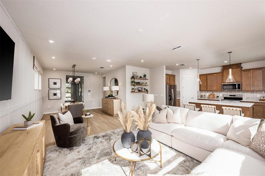 Furnished interior view inside a new home in Sanderling, Palmetto (Image 15).