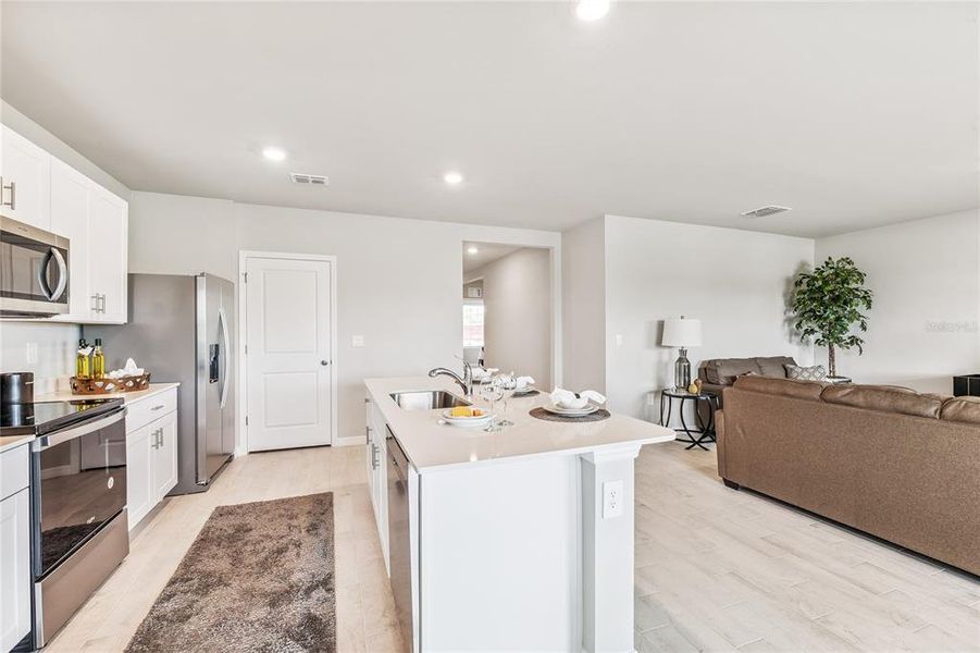 Furnished interior view inside a new home in , Punta Gorda (Image 3).