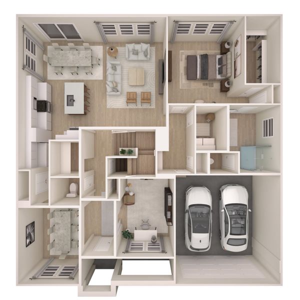 Image 18 representing the Malmo by K. Hovnanian® Homes in Waverly Place, New Waverly, TX.