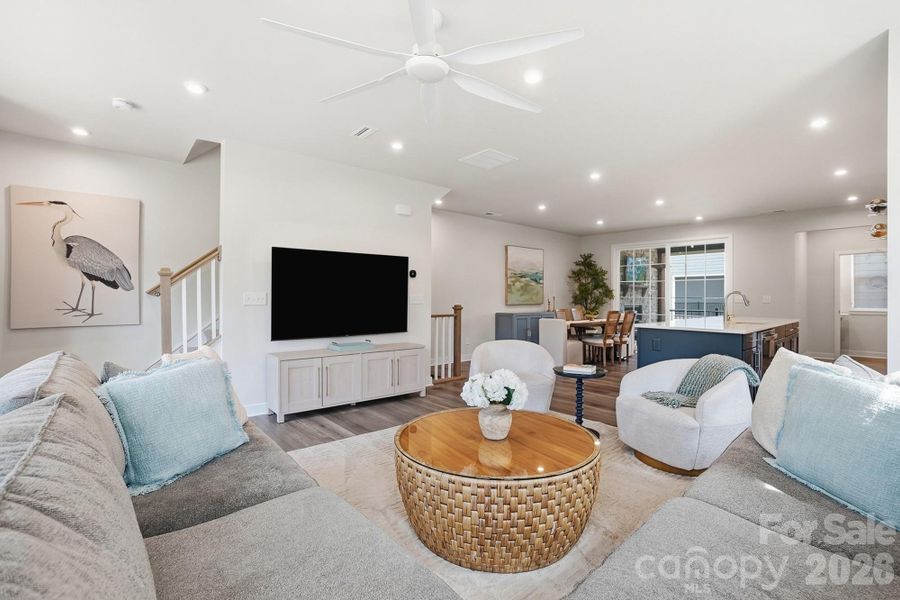 Furnished interior view inside a new home in Bailey Mills, Matthews (Image 14).