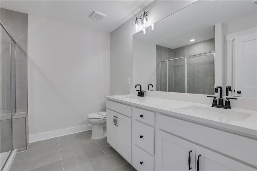 Furnished interior view inside a new home in , Dawsonville (Image 13).