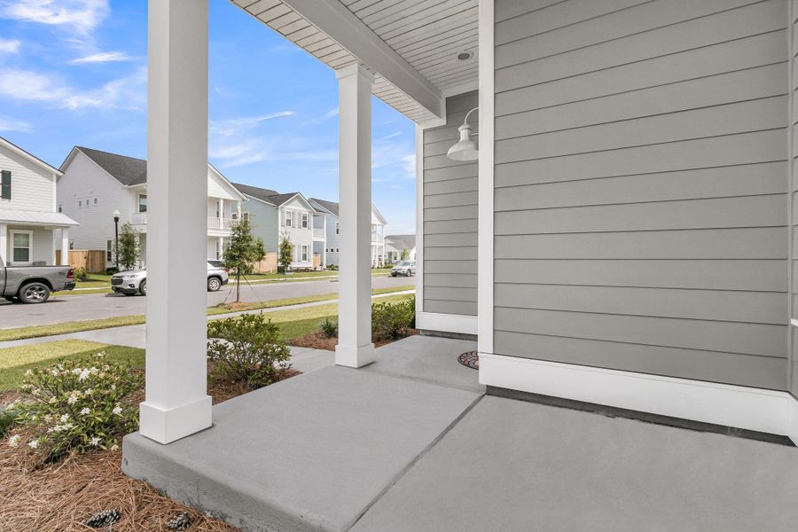 Exterior details and patio area of a home in Carnes Crossroads, Summerville (Image 34). Exterior details and patio area of a home in Carnes Crossroads, Summerville (Image 34).