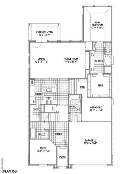 Plan 1564 1st Floor