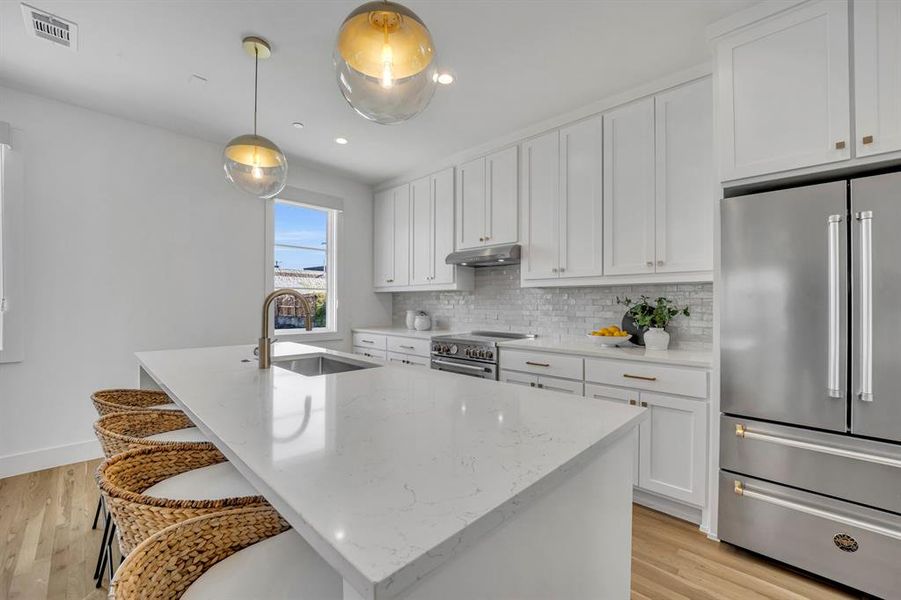Furnished interior view inside a new home in , Dallas (Image 14).