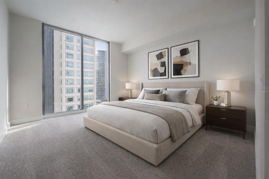 Furnished interior view inside a new home in , St. Petersburg (Image 15).