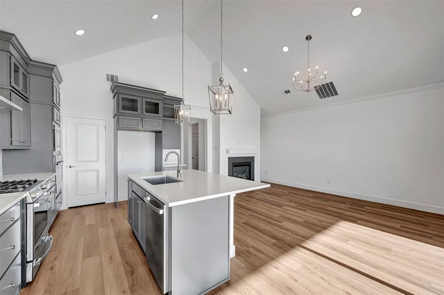 Furnished interior view inside a new home in Gateway Parks, Forney (Image 15).