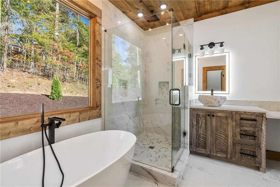 Furnished interior view inside a new home in , Mineral Bluff (Image 9).