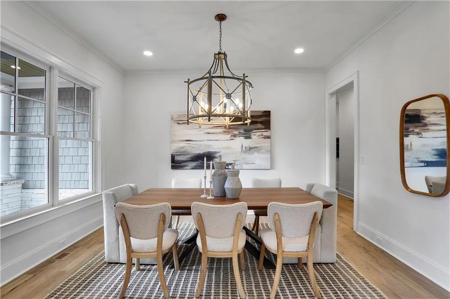 Furnished interior view inside a new home in , Decatur (Image 34).