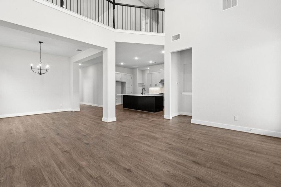 Spacious, unfurnished interior of a new home in Blackhawk, Pflugerville (Image 16).