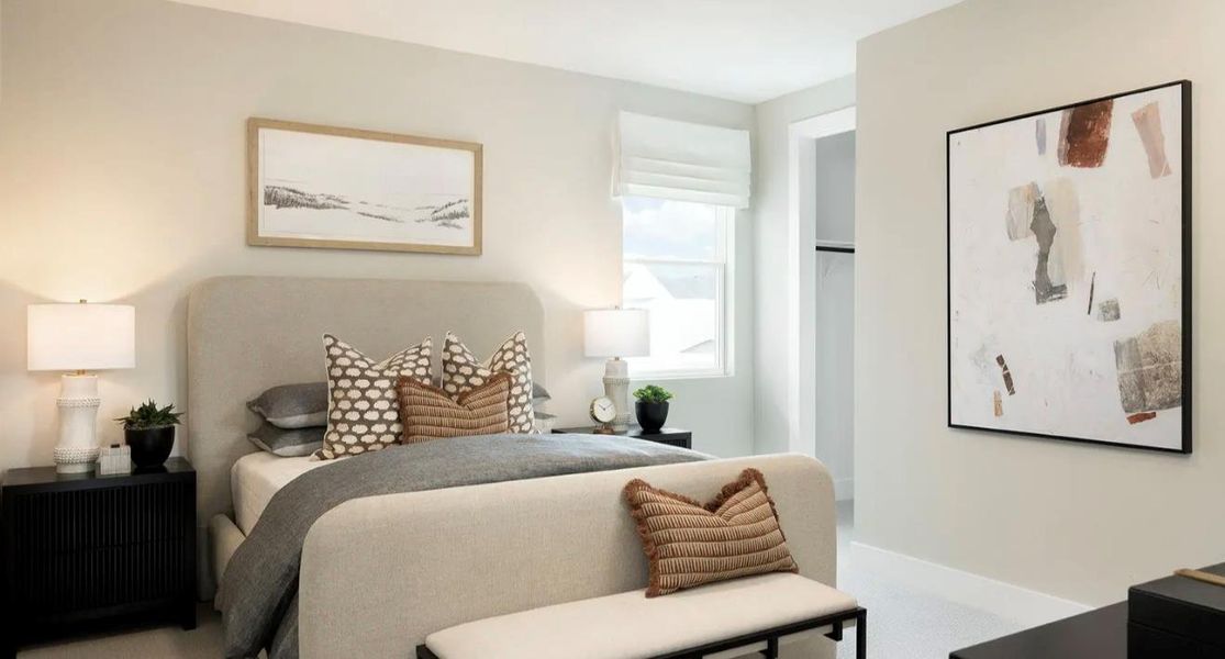 Furnished interior view inside a new home in Novel, Austin (Image 3).