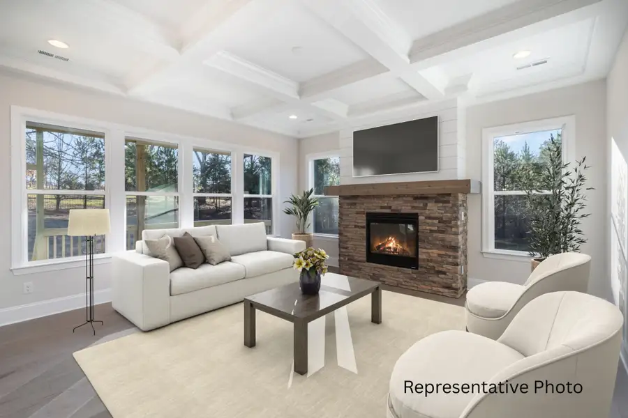 Furnished interior view inside a new home in Edmunds Farm, Clover (Image 6).
