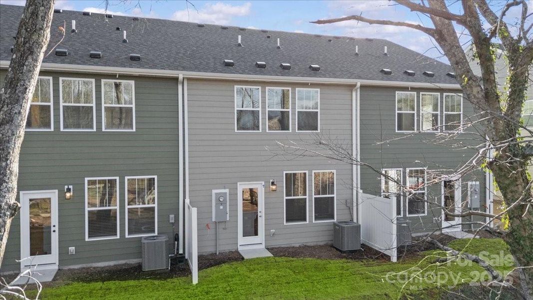 Exterior details and patio area of a home in Clayton Crossing, Arden (Image 3). Exterior details and patio area of a home in Clayton Crossing, Arden (Image 3).